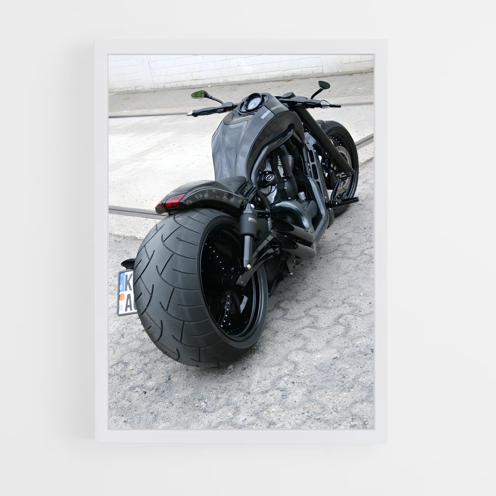 Poster spectaculaire Night rod – affiche Harley-Davidson (vue 3)